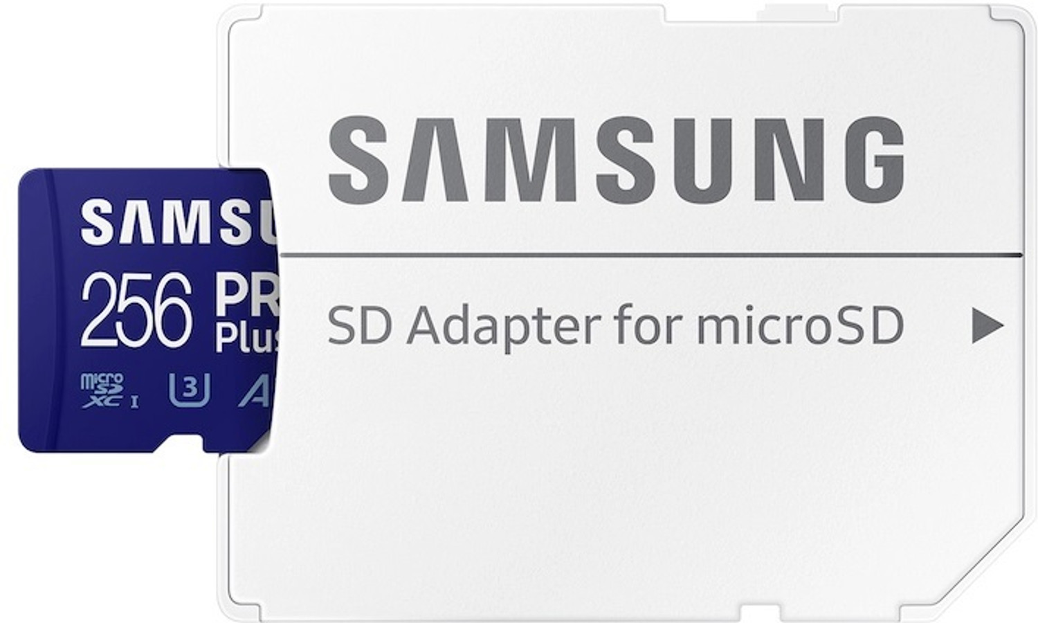 Image of SAMSUNG MB-MD256SA /APC Pro Plus 256 GB MicroSDXC UHS Class 3 180 MB /s Memory Card Compatible with Camera, Gaming Console, Mobile, Tablet