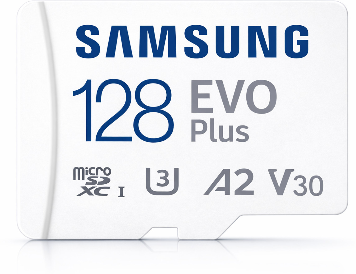 Image of SAMSAM EVO Plus 128 GB MicroSDXC Class 10 Class 10 130 MB /s Memory card Memory card EVO 128 GB MicroSDXC Class 10 130 MB /s Memory Card Compatible with Camera, Computer, Gaming Console, Mobile, Tablet