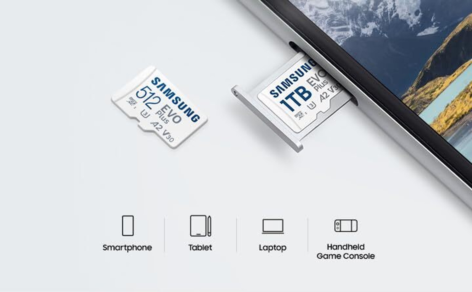 Image of SAMSUNG MB-MC128DA /APC EVO Plus 128 GB MicroSDXC Class 10 131 MB / EVO Plus 128 GB 128 GB MicroSD Card Class 10 130 MB /s Memory Card Compatible with Camera, Computer, Gaming Console, Mobile, Tablet