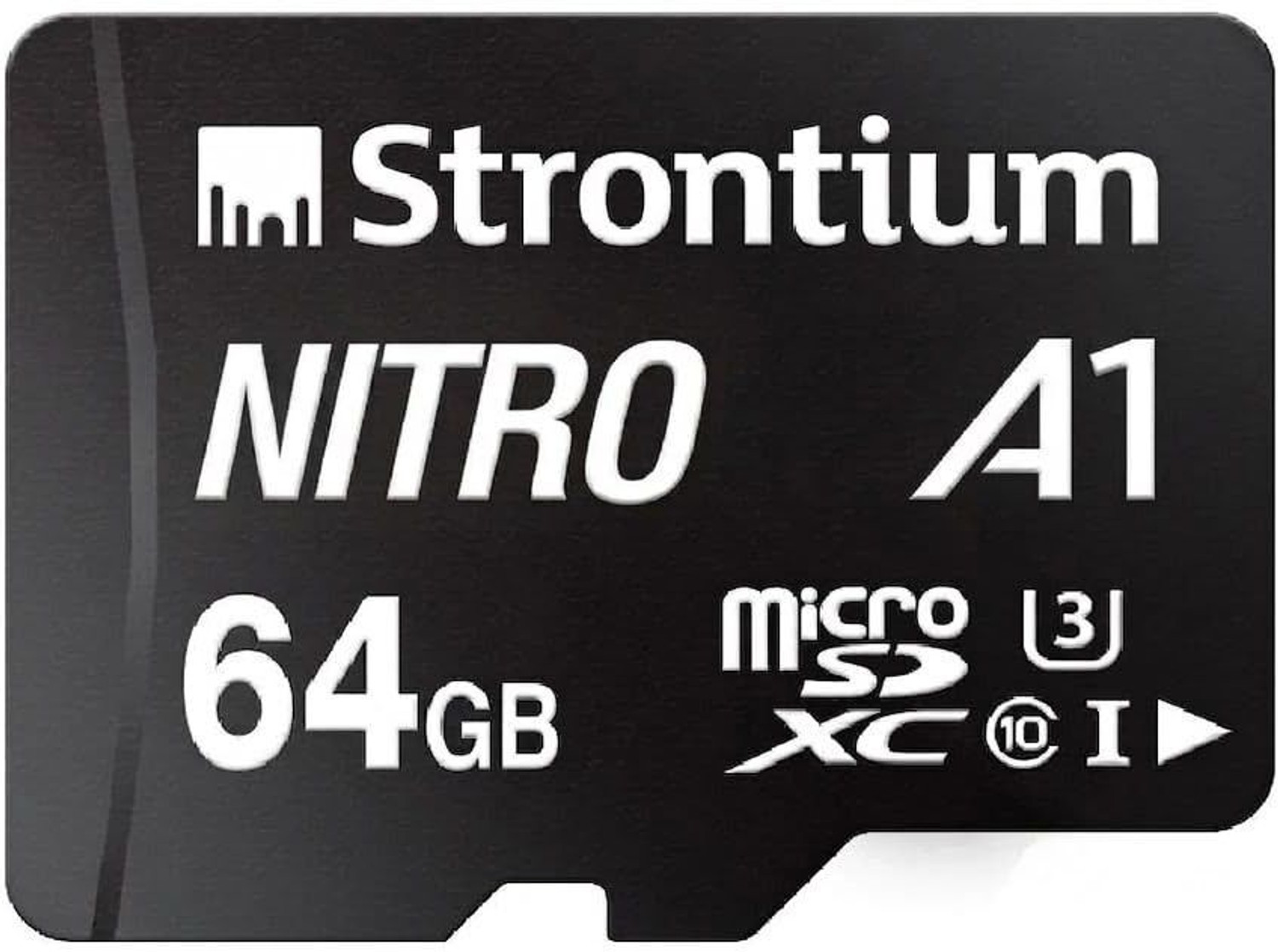 Image of Strontium 64 GB Micro SD Class 10 UHS-I U3 64 GB MicroSDXC Class 10 100 MB /s Memory Card Compatible with Camera, Mobile, Gaming Console, Tablet