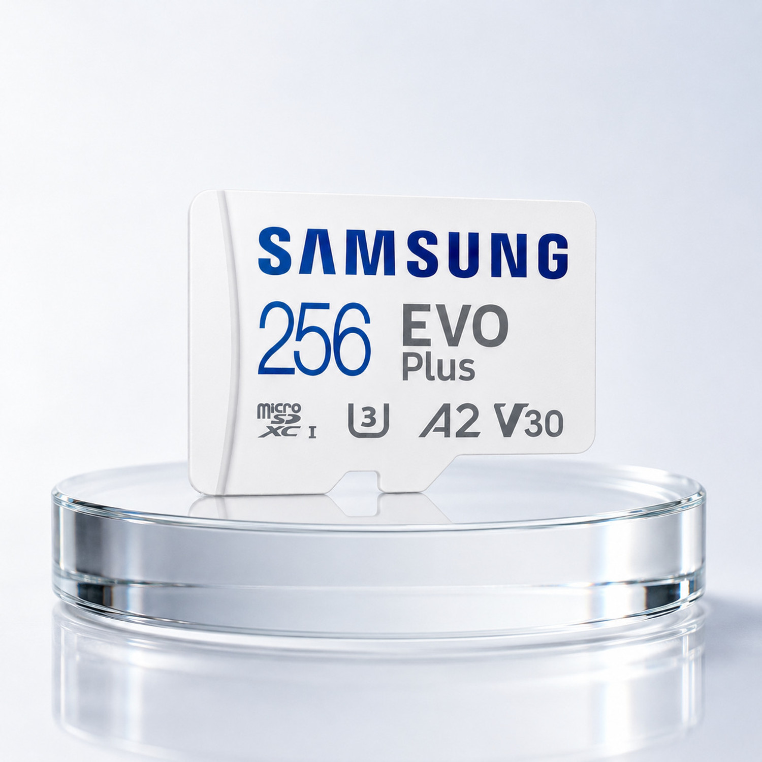 Image of SAMSAM EVO Plus 256GB Extreme Performance microSDXC U3 V30 Memory Card EVO 256 GB MicroSDXC Class 10 130 MB /s Memory Card Compatible with Camera, Computer, Gaming Console, Mobile, Tablet