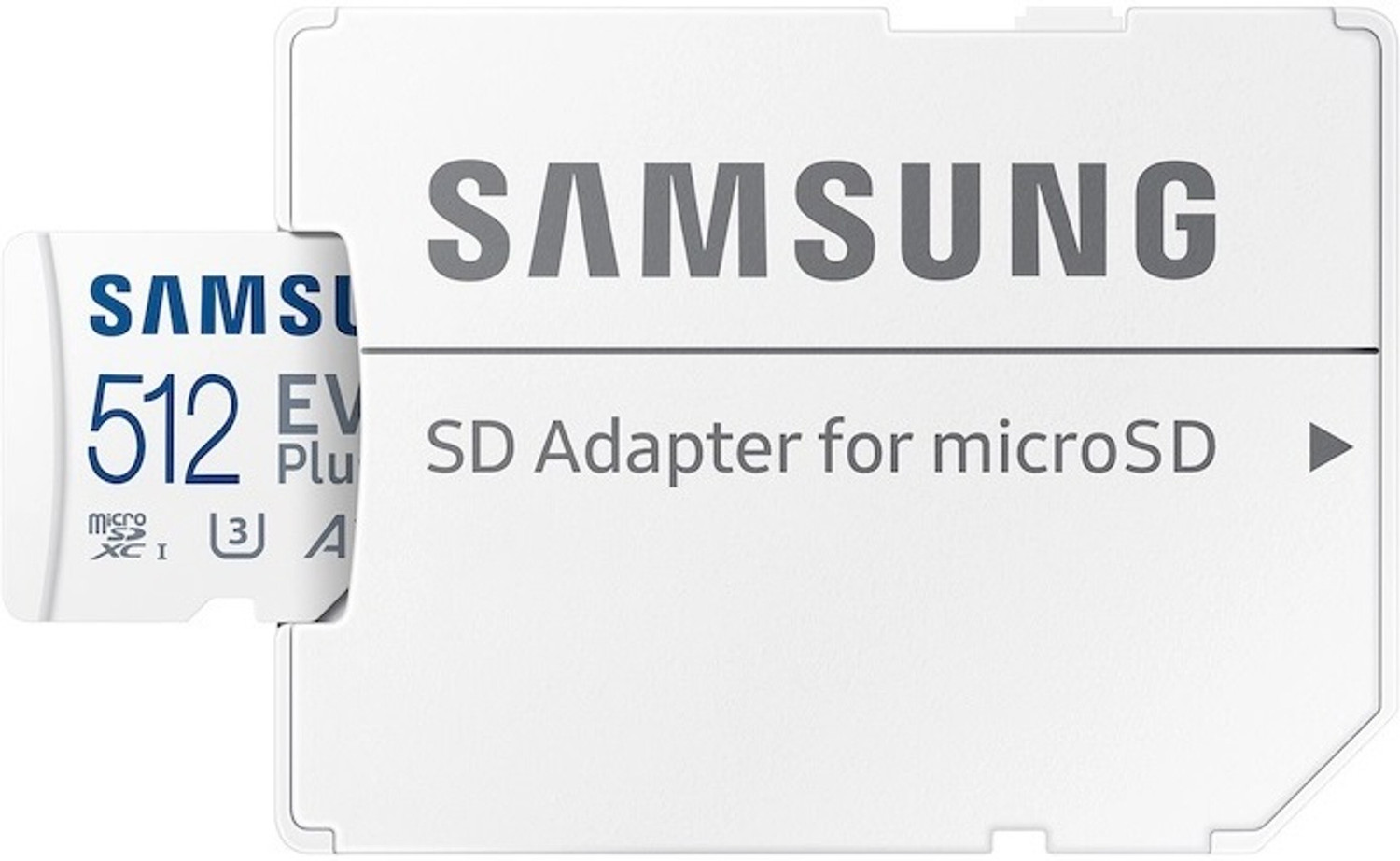 Image of SAMSUNG MB-MC512SA /IN EVO Plus 512 GB MicroSDXC Class 10 160 MB /s Memory Card Compatible with Camera, Computer, Gaming Console, Mobile, Tablet (With Adapter) EVO Plus 512 GB MicroSDXC Class 10 160 MB /s Memory Card Compatible with Camera, Computer, Gaming Console, Mobile, Tablet