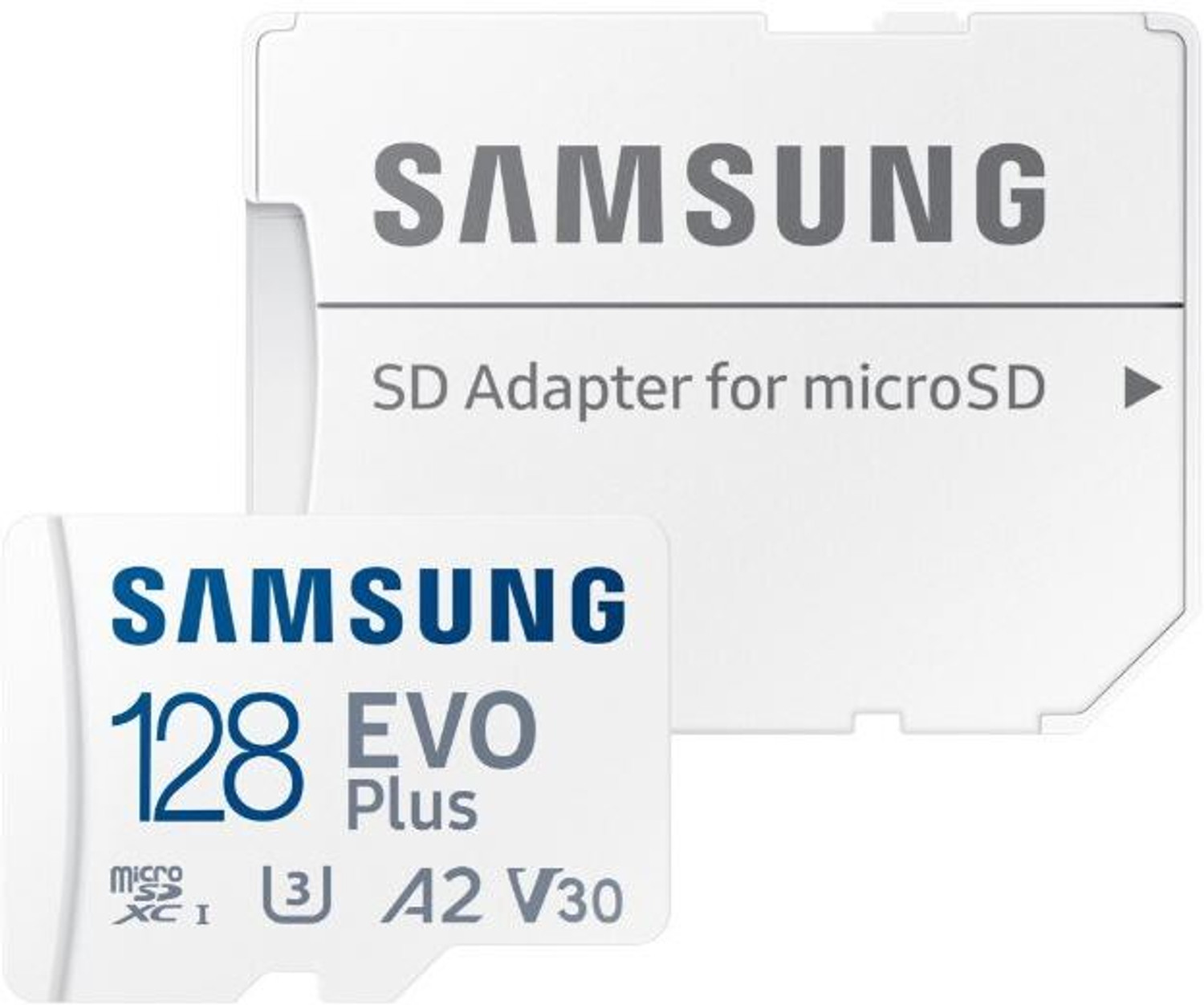 Image of SAMSUNG MB-MC128KA /INAPC EVO PLUS 128 GB MicroSDXC Class 10 160 MB /s Memory Card Compatible with Camera, Computer, Gaming Console, Mobile, Tablet