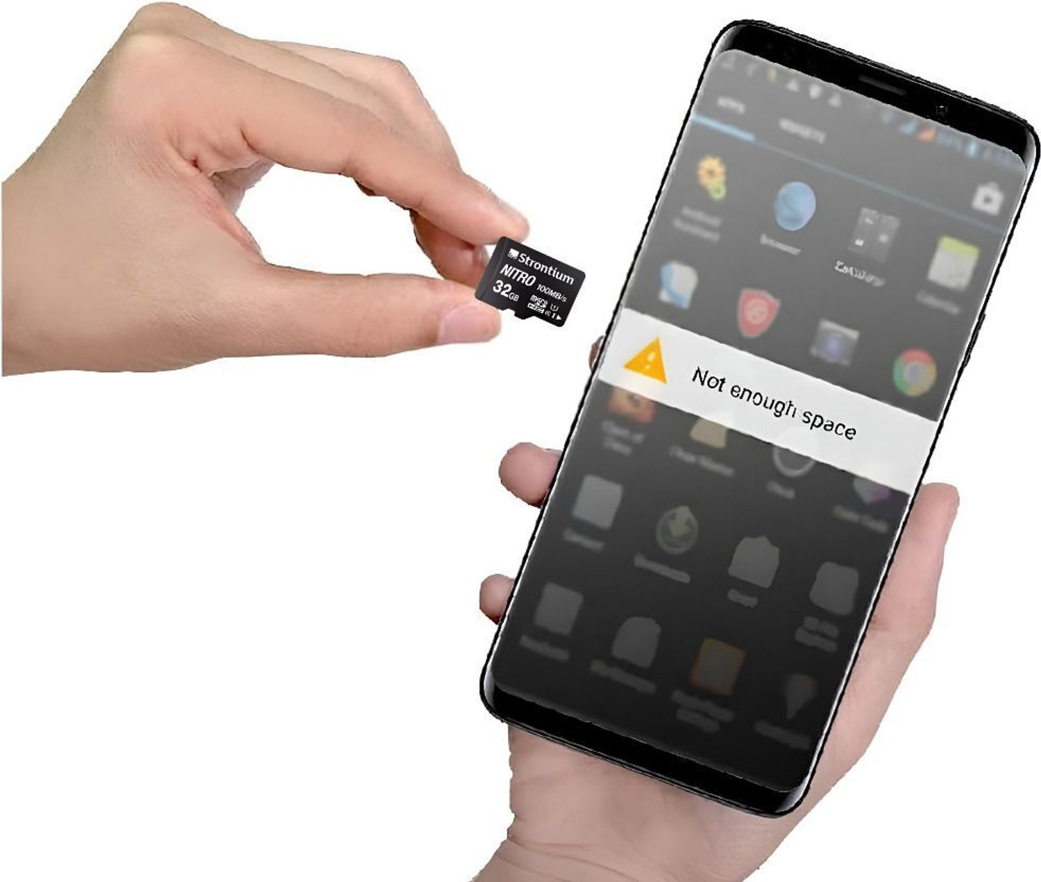 Image of Strontium 32 GB Micro SD Class 10 UHS-I U1 32 GB MicroSDXC Class 10 100 MB /s Memory Card Compatible with Camera, Mobile, Gaming Console, Tablet