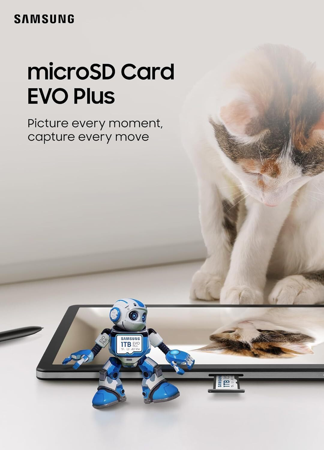 Image of SAMSUNG MB-MC128SA EVO Plus 128 GB SD Card Class 10 130 MB /s Memory Card Compatible with Mobile, Camera, Computer, Gaming Console, Tablet