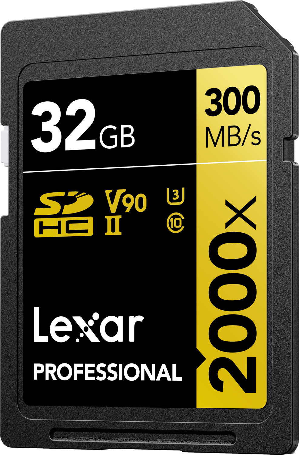 Image of Lexar LSD2000032G-BNNNG Professional 2000x 32 GB SDXC Class 10 300 MB /s Memory Card Compatible with Camera