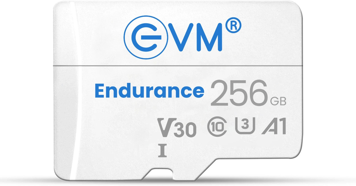 Image of EVM ENTF /256GBU3 Endurance 256 GB TF Card Class 10 100 MB /s Memory Card Compatible with Camera, Mobile