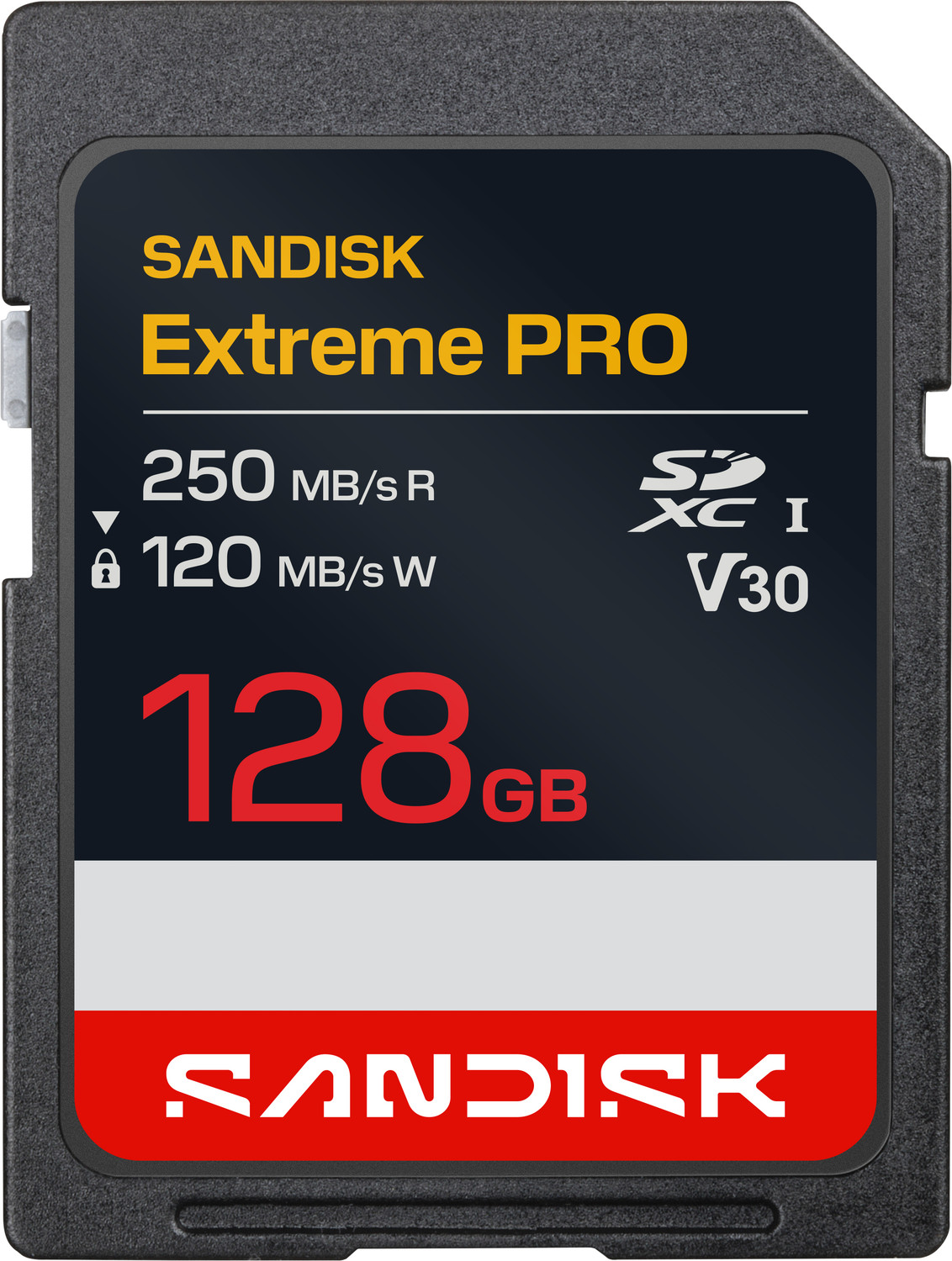Image of SanDisk SDSDXXJ-128G-GSCIN SANDISK Extreme PRO SD UHS-I Card 128 GB SDXC UHS Class 1 250 MB /s Memory Card Compatible with Mobile, Computer, Tablet, Camera, Gaming Console