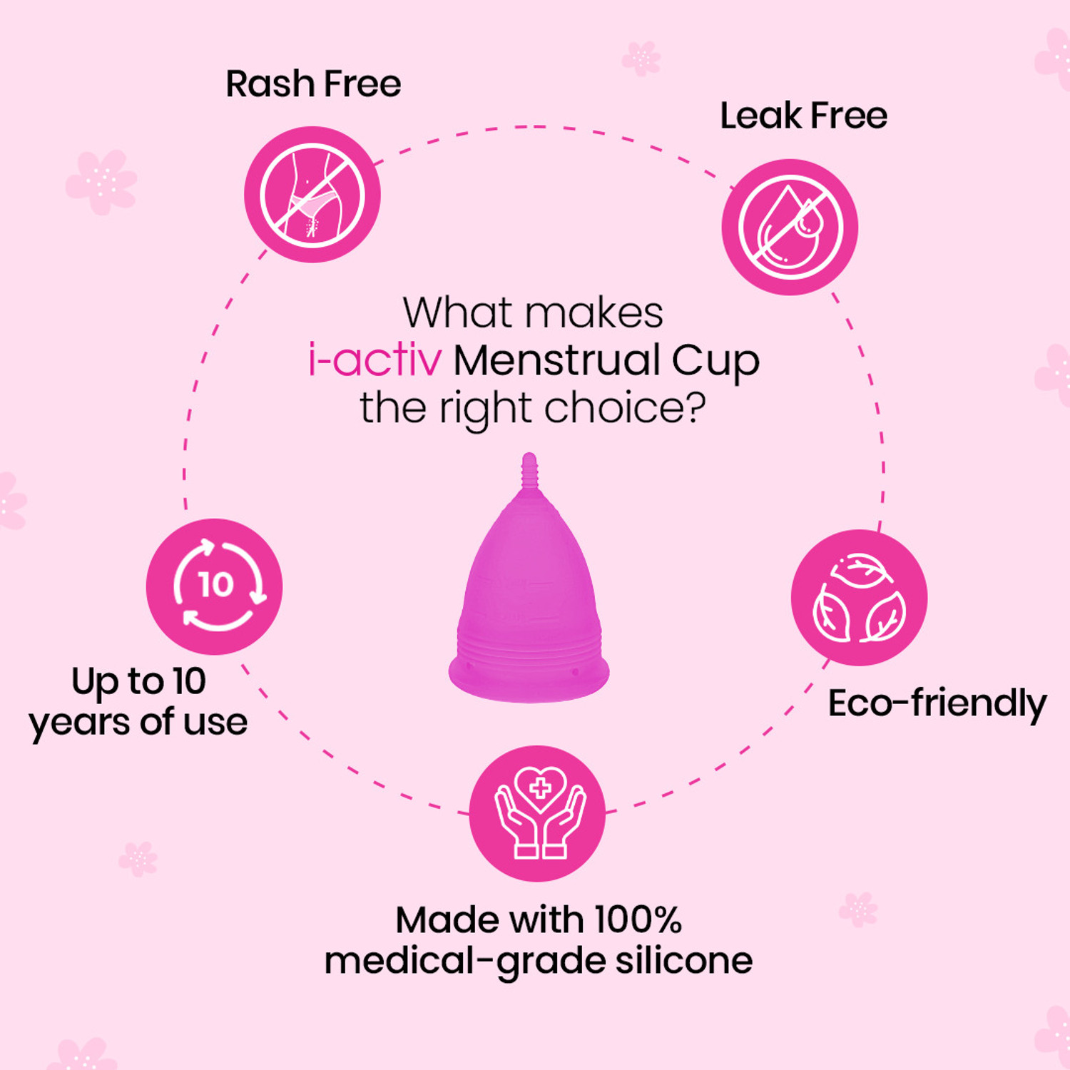 Image of i-activ Small Reusable Menstrual Cup