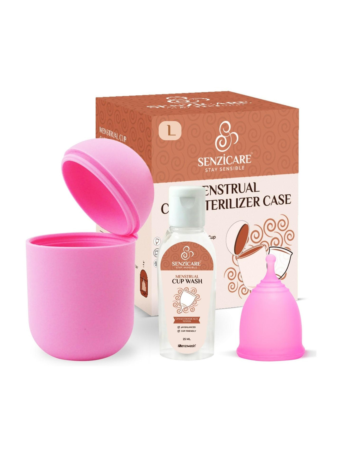 senziwash Large Reusable Menstrual Cup