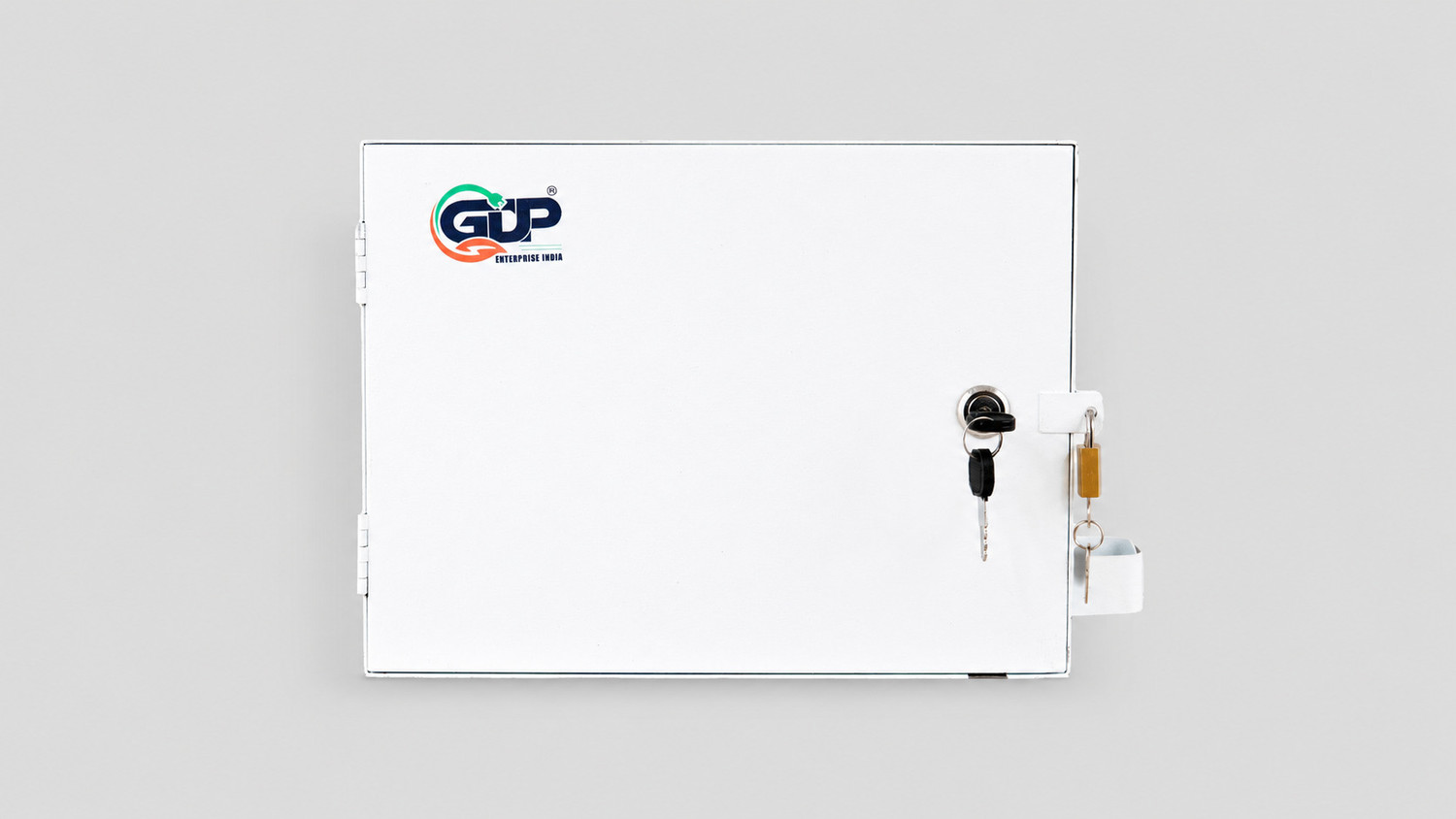 Image of GDP ENTERPRIE INDIA EV Outdoor Charger Safety Box with Lock 16A MCB Metal Electrical Box Wall Mount Metal Electrical Box