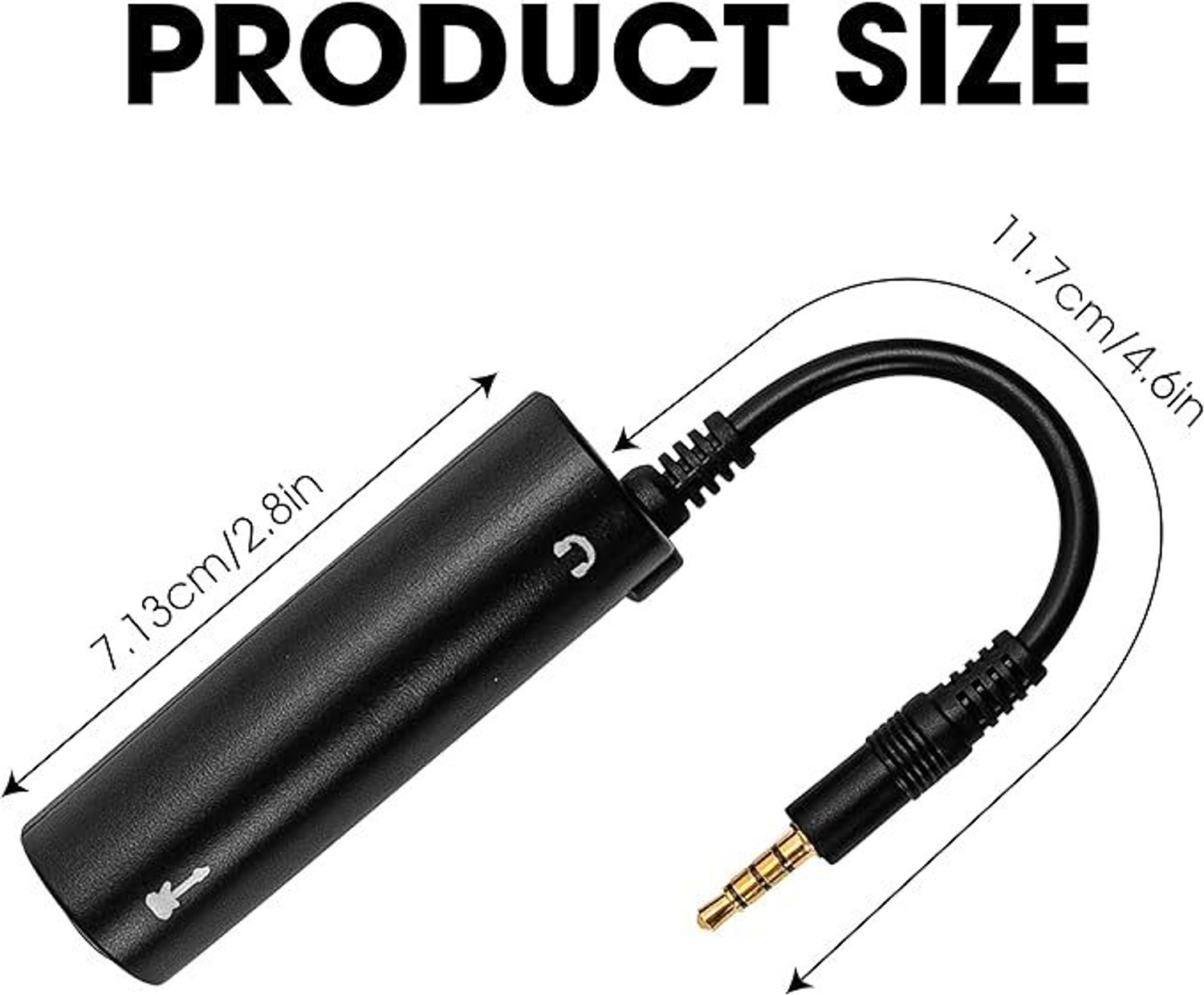 Image of Vishbin udio Interface Guitar Effects Interface Adapter Converter IRIG Guitar Interface I RIG