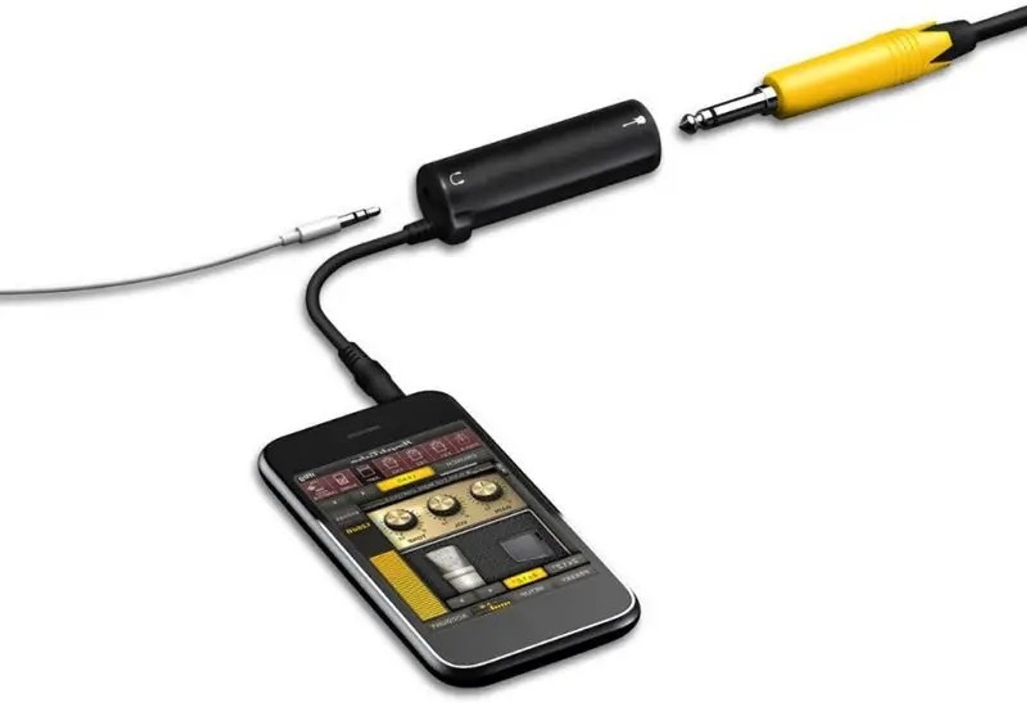 Image of Crux Guitar Interface AMP Converter SoundEffect Tool AmpliTube Guitar i-rig Converter Audio Interface