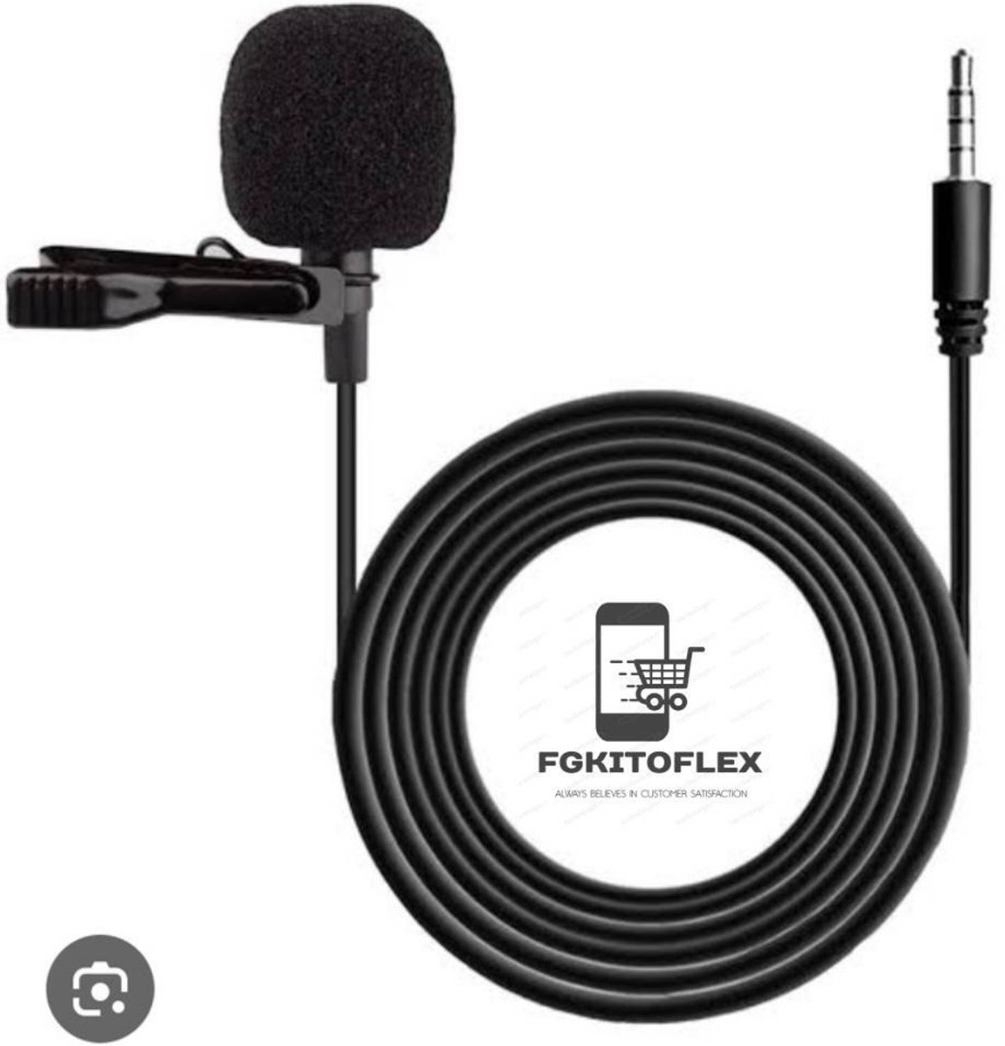 Fgkitoflex HIGH Quality 3.5mm Clip Microphone | Collar Mike for