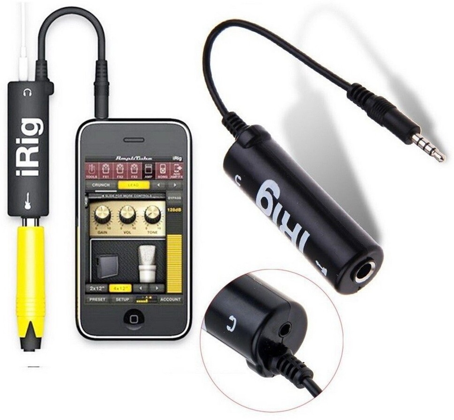 Image of Crux Guitar Interface AMP Converter SoundEffect Tool AmpliTube Guitar i-rig Converter Audio Interface