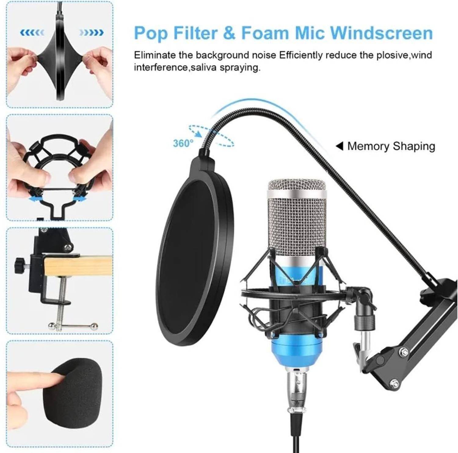 Urban Infotech BM-800 Condenser Microphone Kit - Image 2