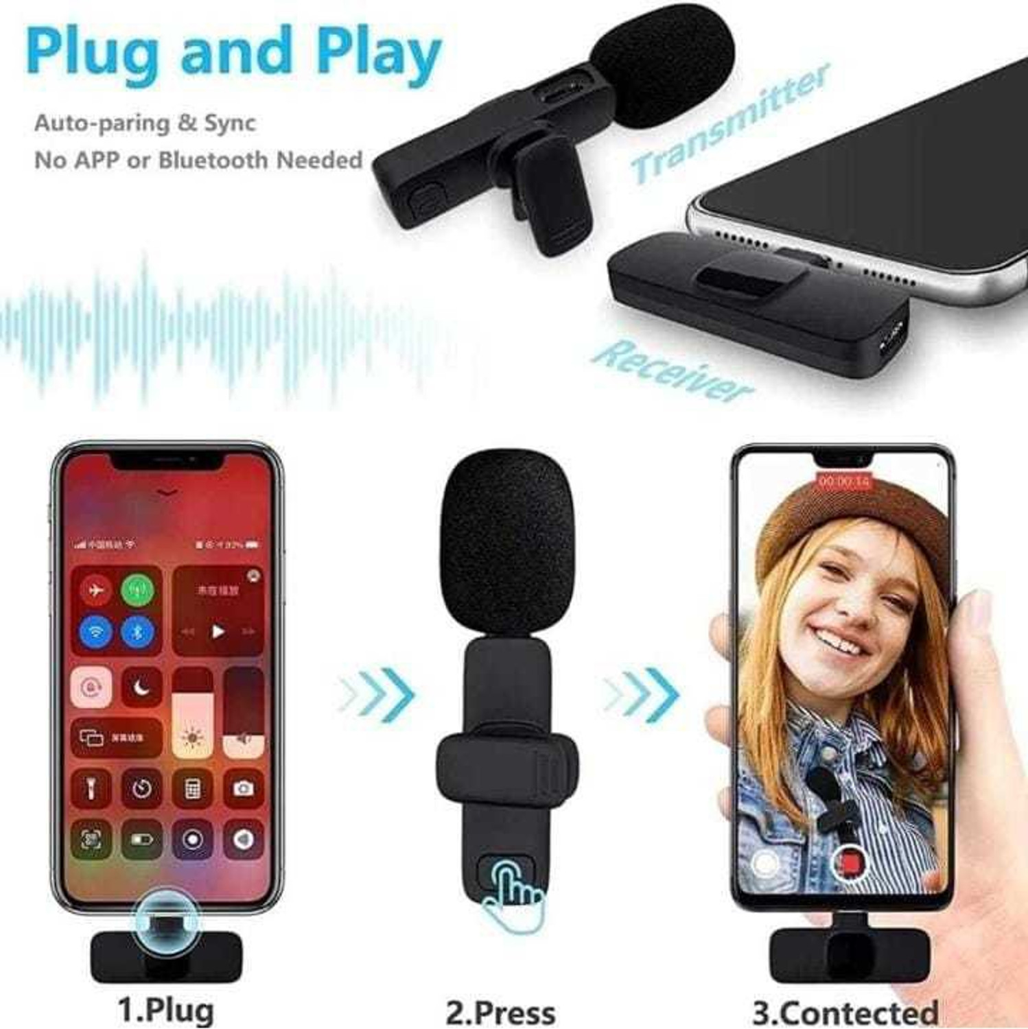 Image of global impx k8 mic for youtub video & reels C