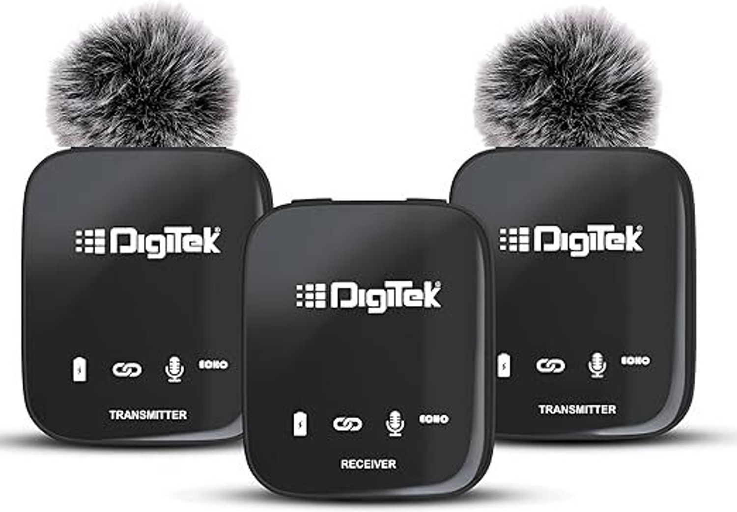 Image of DIGITEK DWM 101 Wireless Microphone 12 Hr Battery for DSLR Camera, Android & iOS Devices Microphone