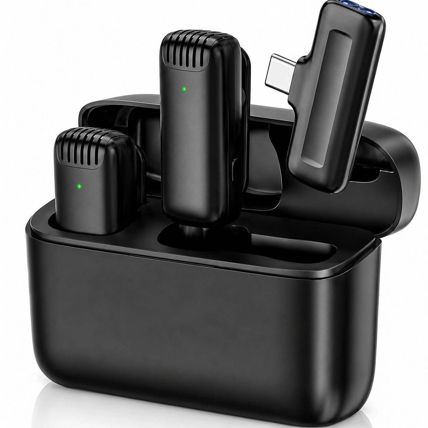 AGINDUSTRY J13 Wireless Lavalier Microphones for USB Type-C Android,Plug & Play Microphone
