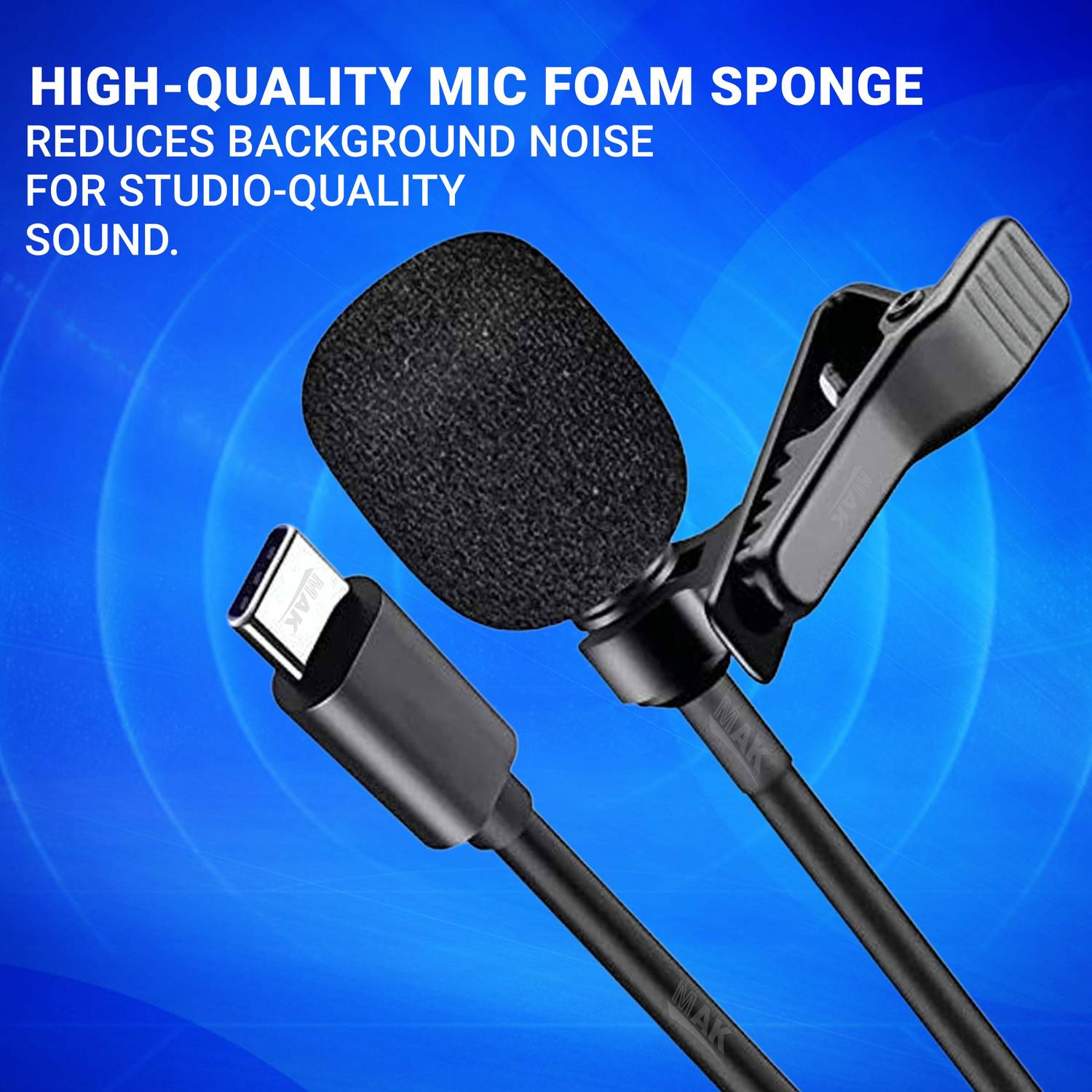 MAK Professional Type-C Wired Microphone - Image 2