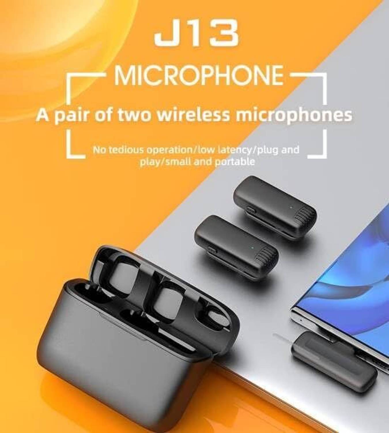 MOBONE J13 Wireless Dual Microphones - Image 2