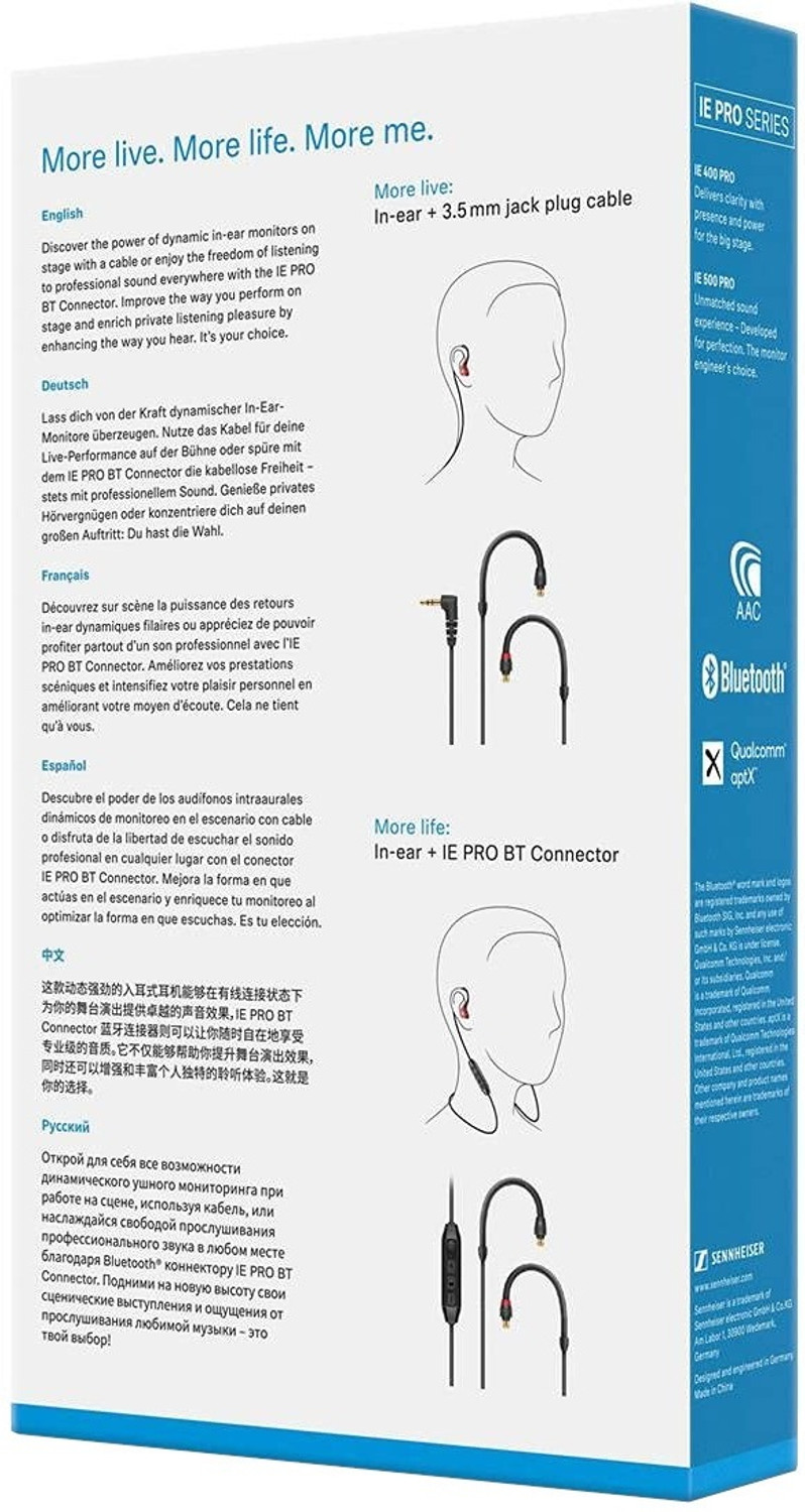 Image of Sennheiser IE 100 PRO Wireless Monitoring Earphone Microphone