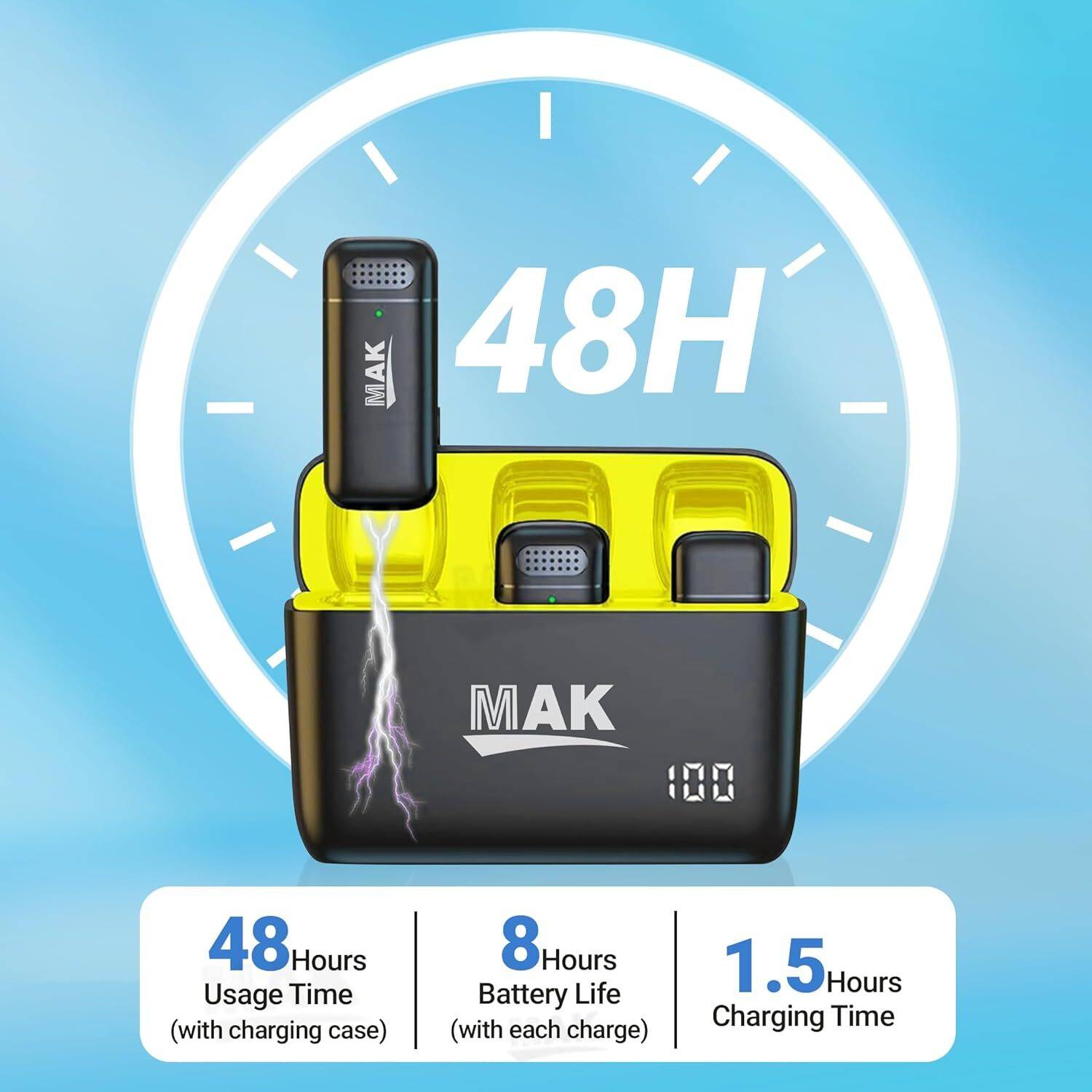 MAK Wireless Lavalier Mic for Mobile - Image 3