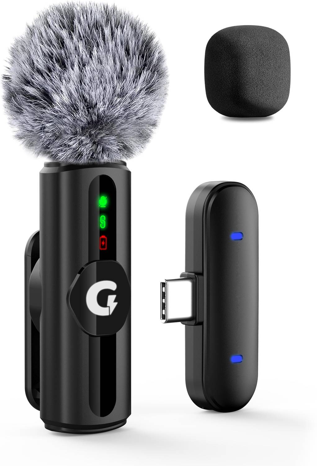 Grenaro Wireless Mic, Type-C for YouTube Vlogging