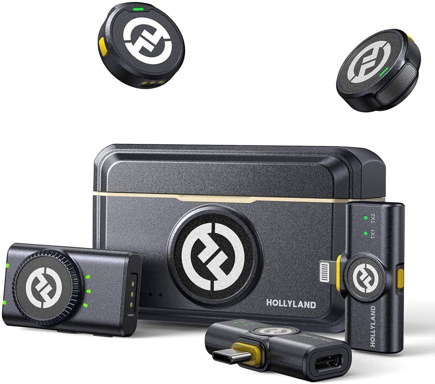 配信機器・PA機器・レコーディング機器 Hollyland Lark M2 Combo Hollyview Hollyland Lark M2 Combo Microphone - Hollyview