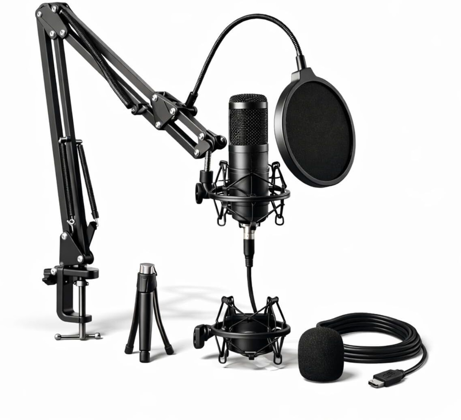 Image of JK Vision AM-C1 USB Condenser Microphone Kit Microphone