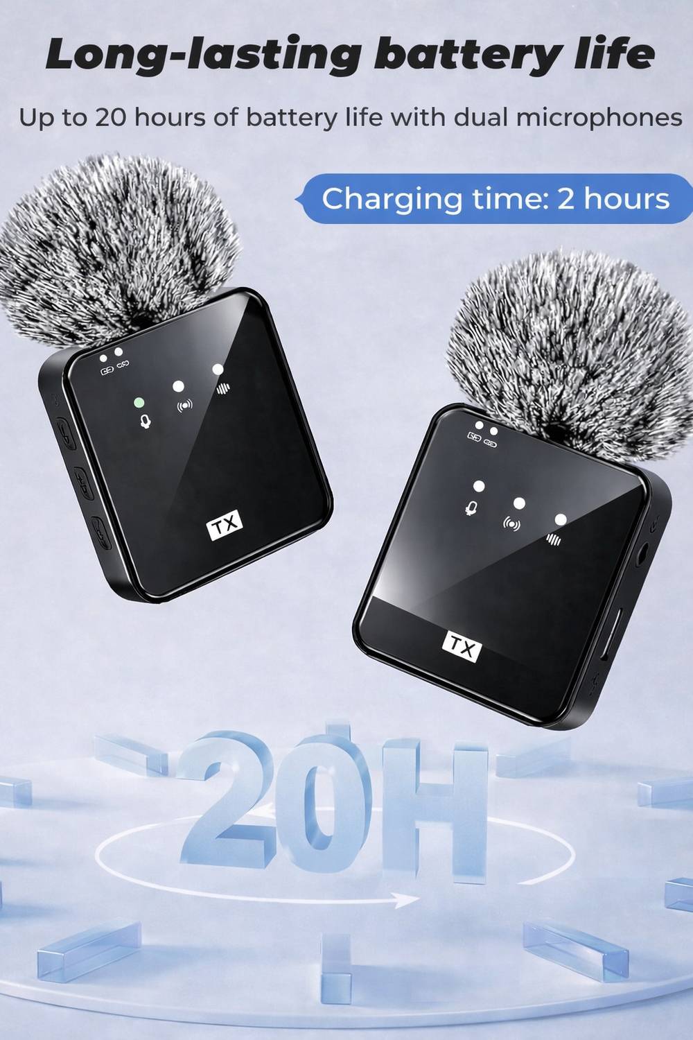 NextFusion Wireless Clip On Noise Cancelling Mic - Image 5