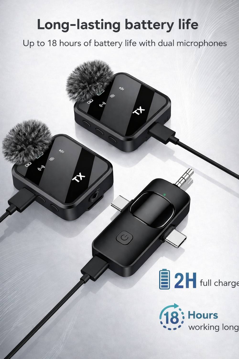 NextFusion Wireless Clip On Noise Cancelling Mic - Image 3