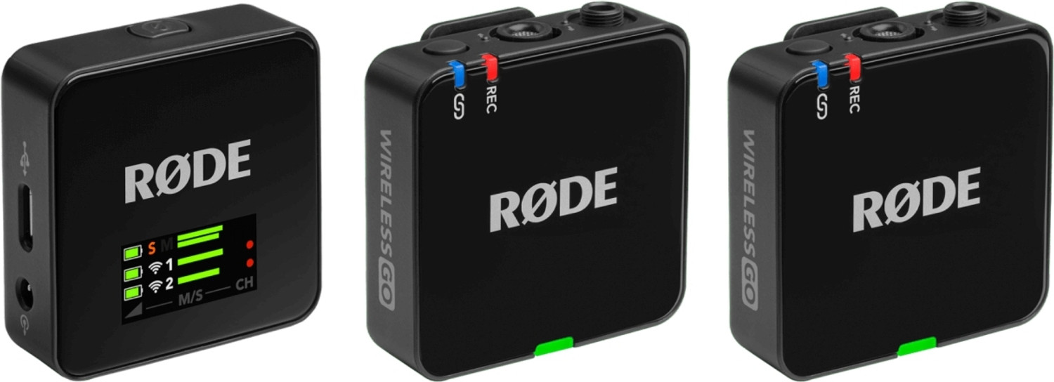 Image of Rode Wireless GO Gen 3 Compact Wireless Mic, 32-bit Float, Auto Level Control Microphone