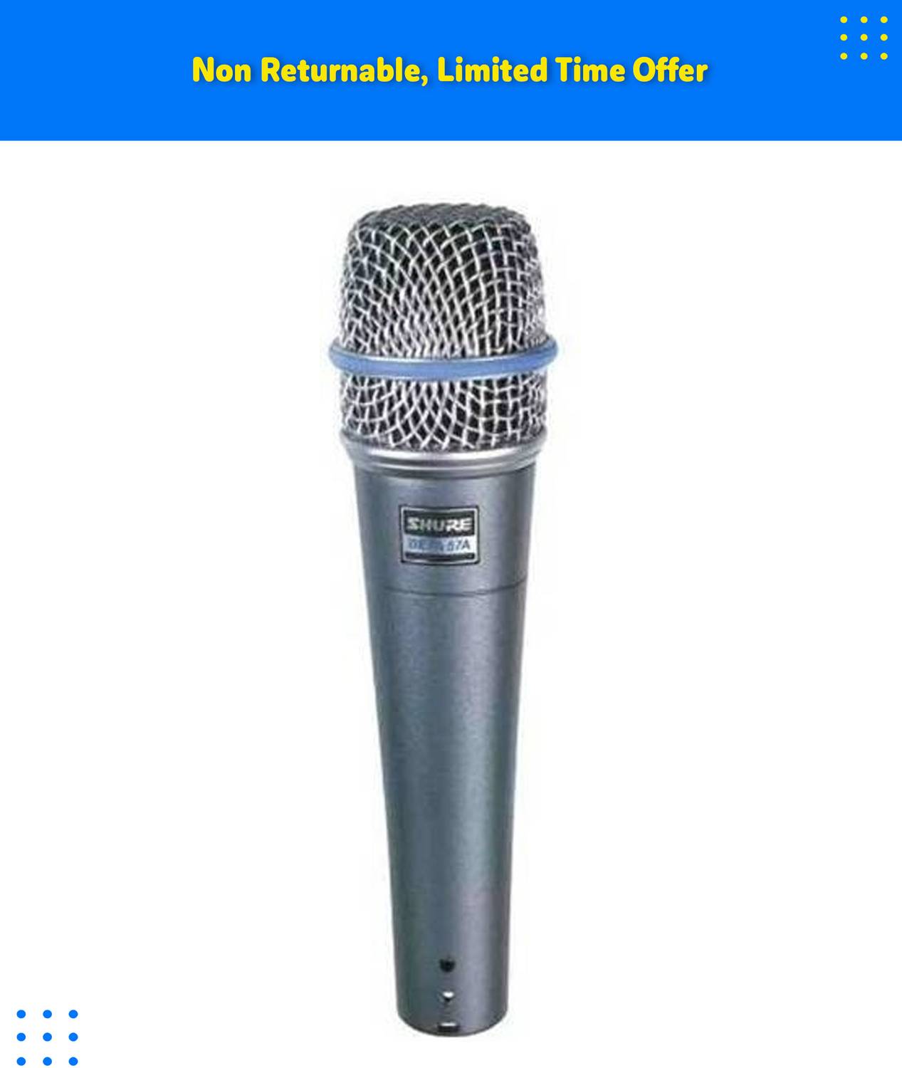 Shure BETA 57A Microphone - Shure : Flipkart.com