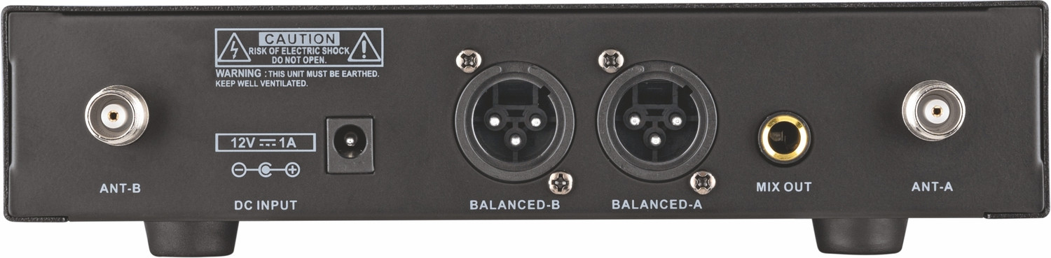 Image of Studiomaster XR-50HH UHF Dual hand mic with superior sound pickup and rugged metal body Microphone
