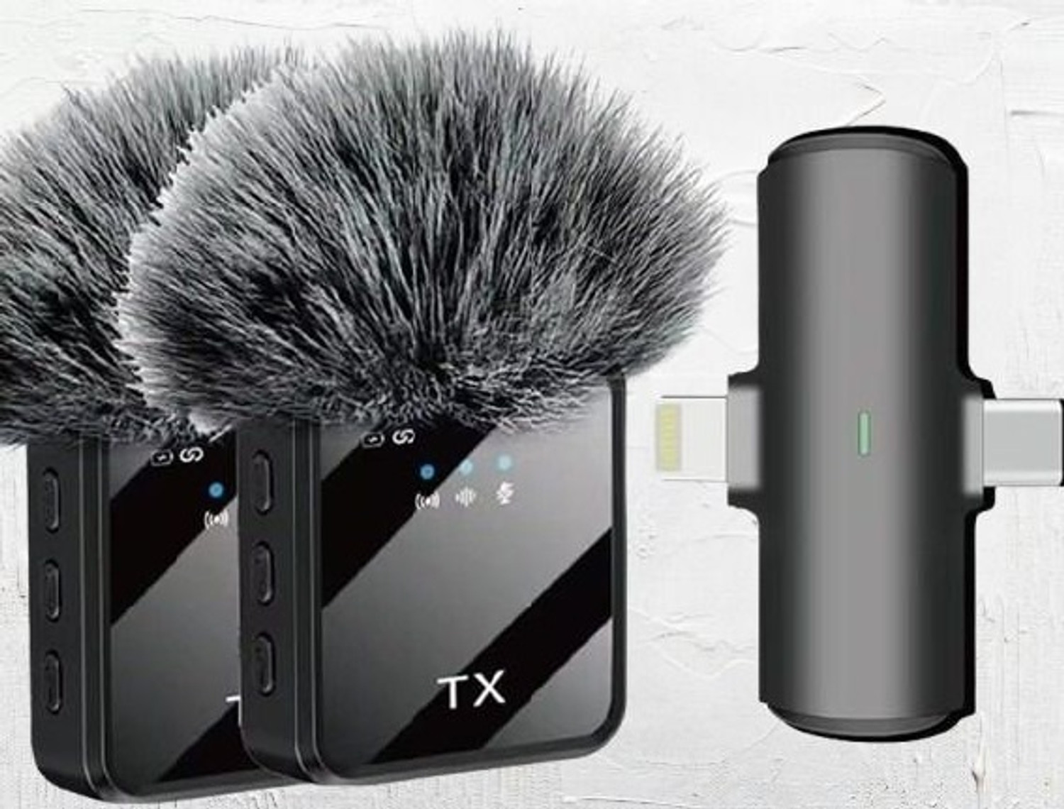 Image of Gentle e kart F15 3 in 1 Noise Reduction and Tiny Collar Clip Noise Reduction Mini Mic Microphone
