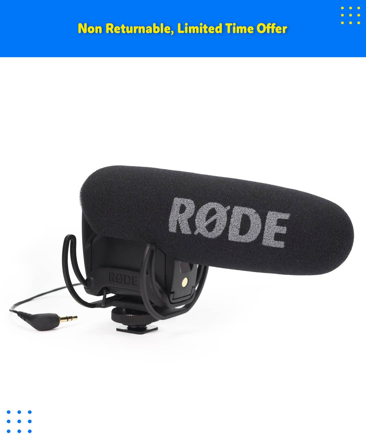 Rode VideoMic Pro Rycote UPPER PREMIUM Wired Microphone - Rode