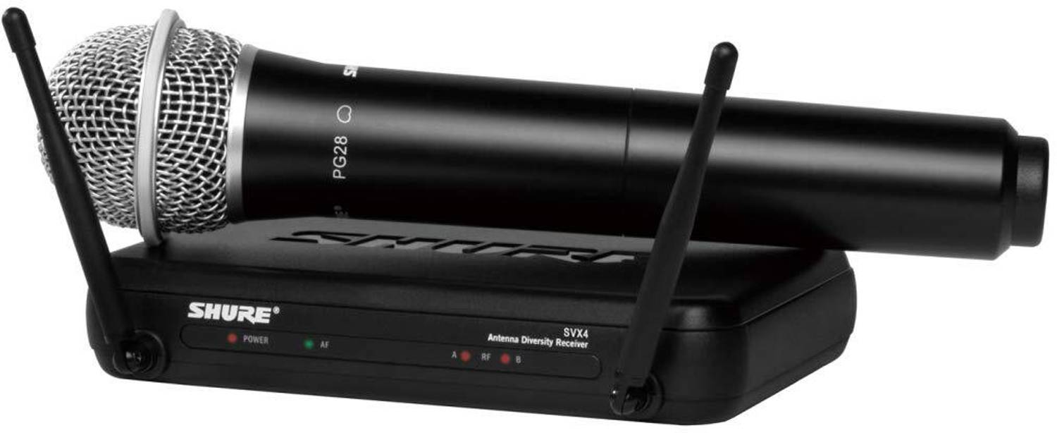 SHUREワイヤレス SVX24/PG58、SVX24/PG28、SVX1×2 Shure SVX24/PG28 Single Hand Wireless Microphone - Shure