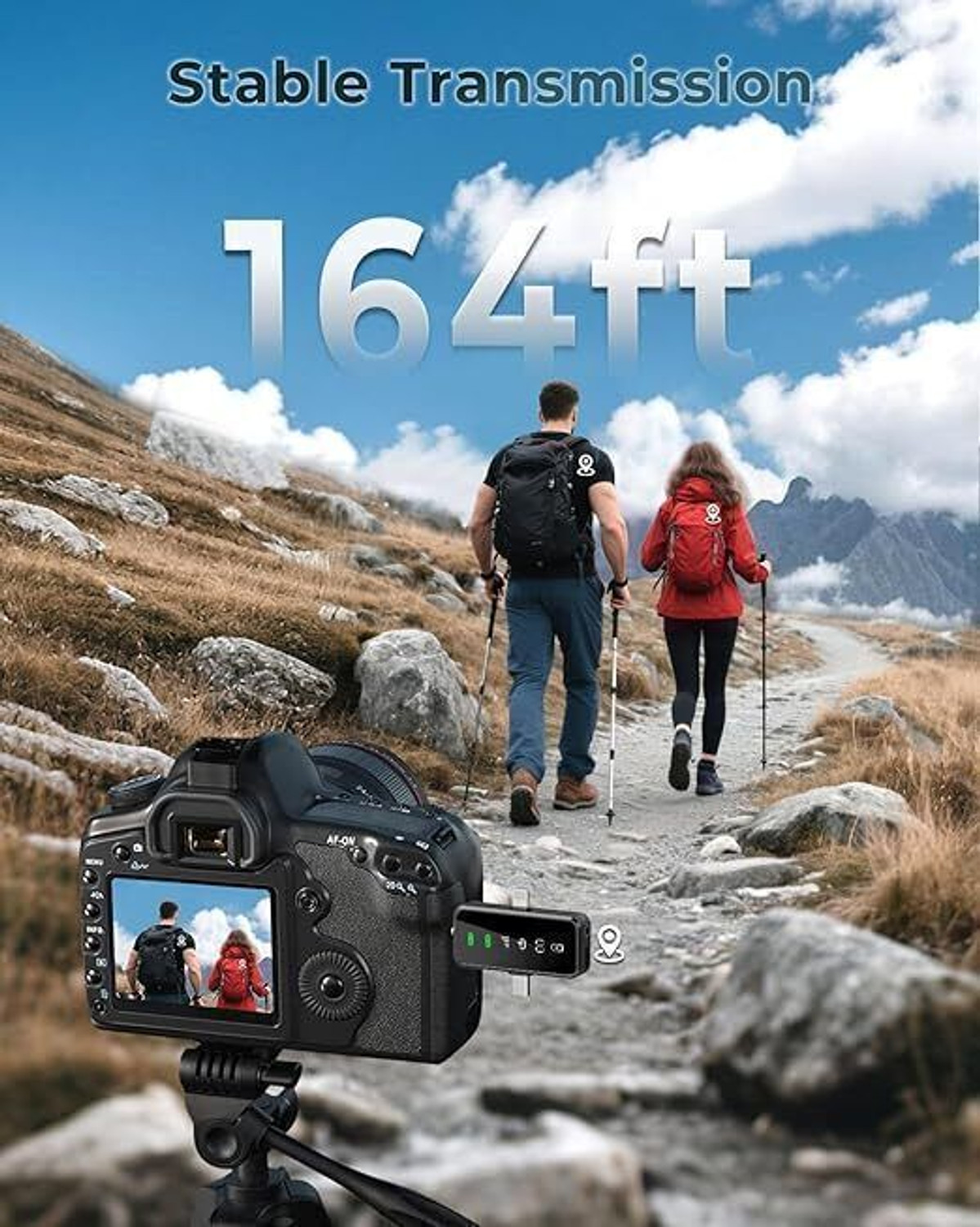 Image of Fireshell Wireless Lavalier Mic 3-in-1 Type-C Lightning Noise Reduction for Recording Microphone