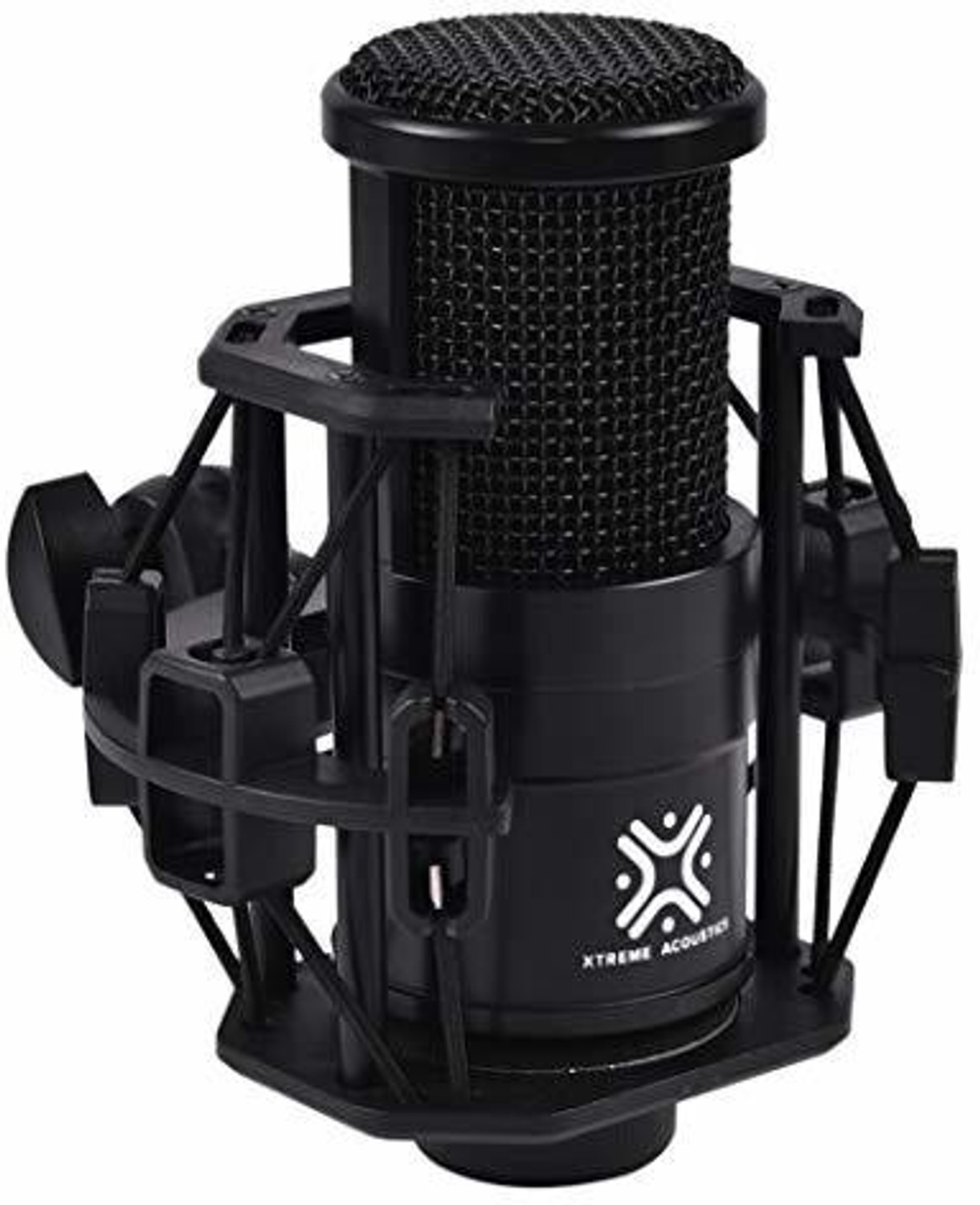 Image of Xtreme Acoustics KAD-XA-C-01-BK BK Unidirectional, Condenser Microphone for Recording /Podcasting /Live Streaming Comes with XLR Cable and an Attractive Flight Case Microphone
