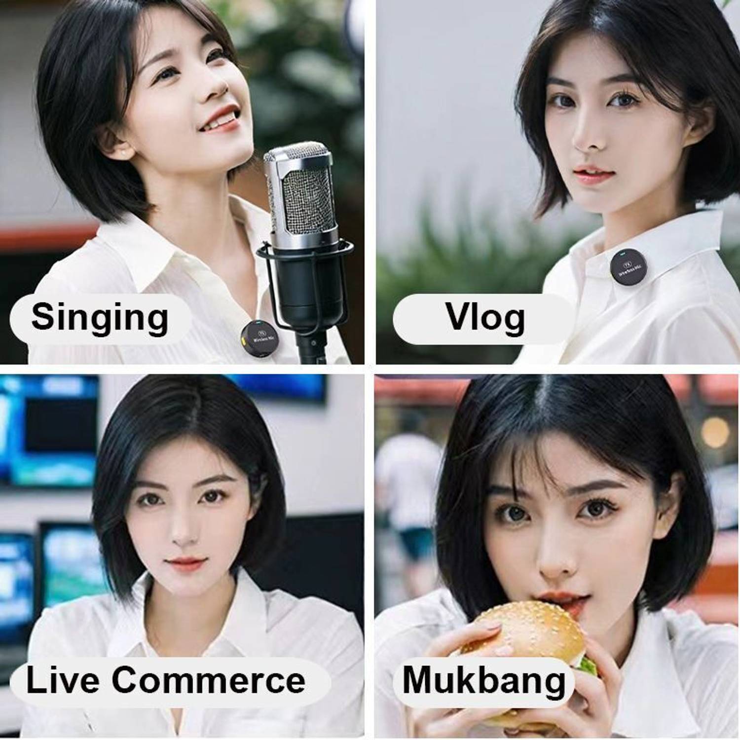 NETZI Wireless Lavalier Lapel Mic - Image 2