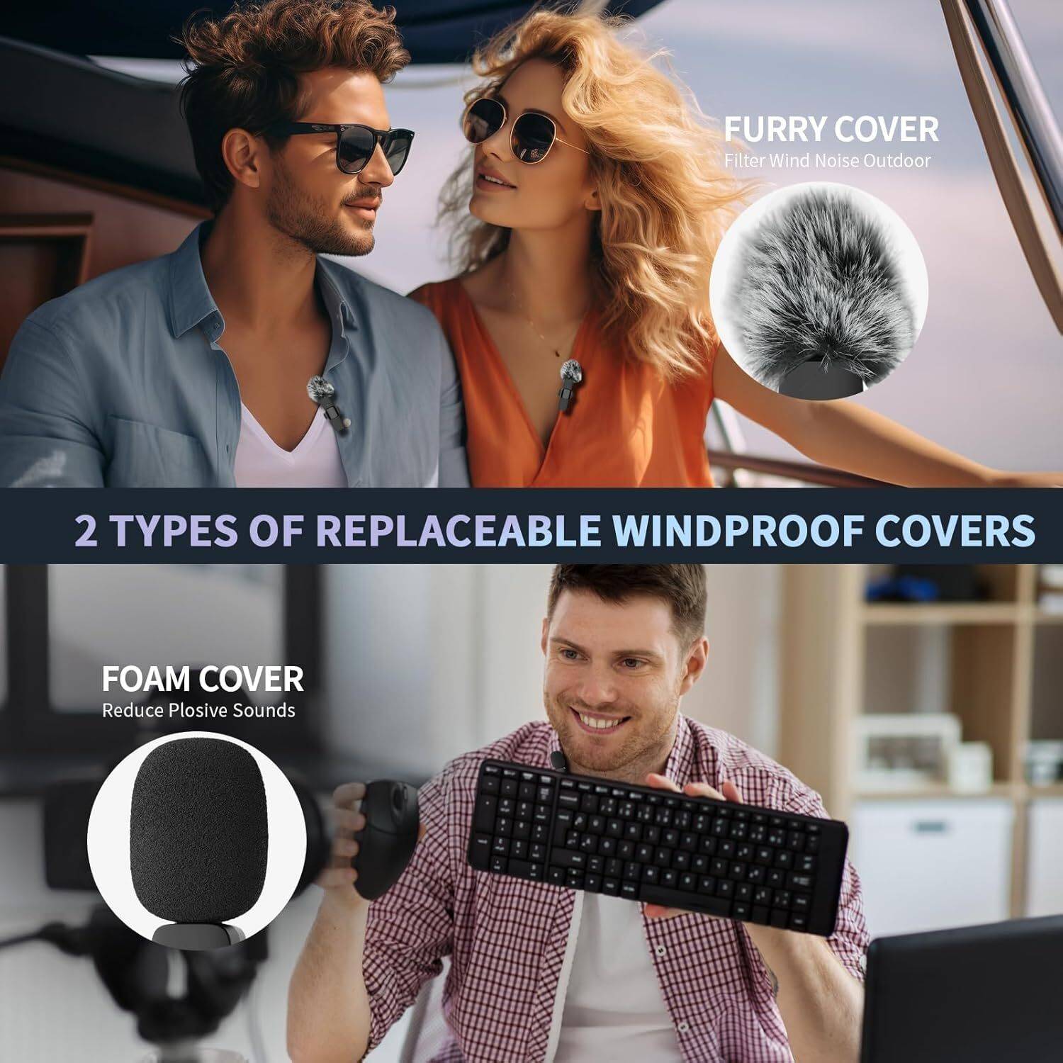 EYNK Dual Wireless Microphone for YouTube - Image 3