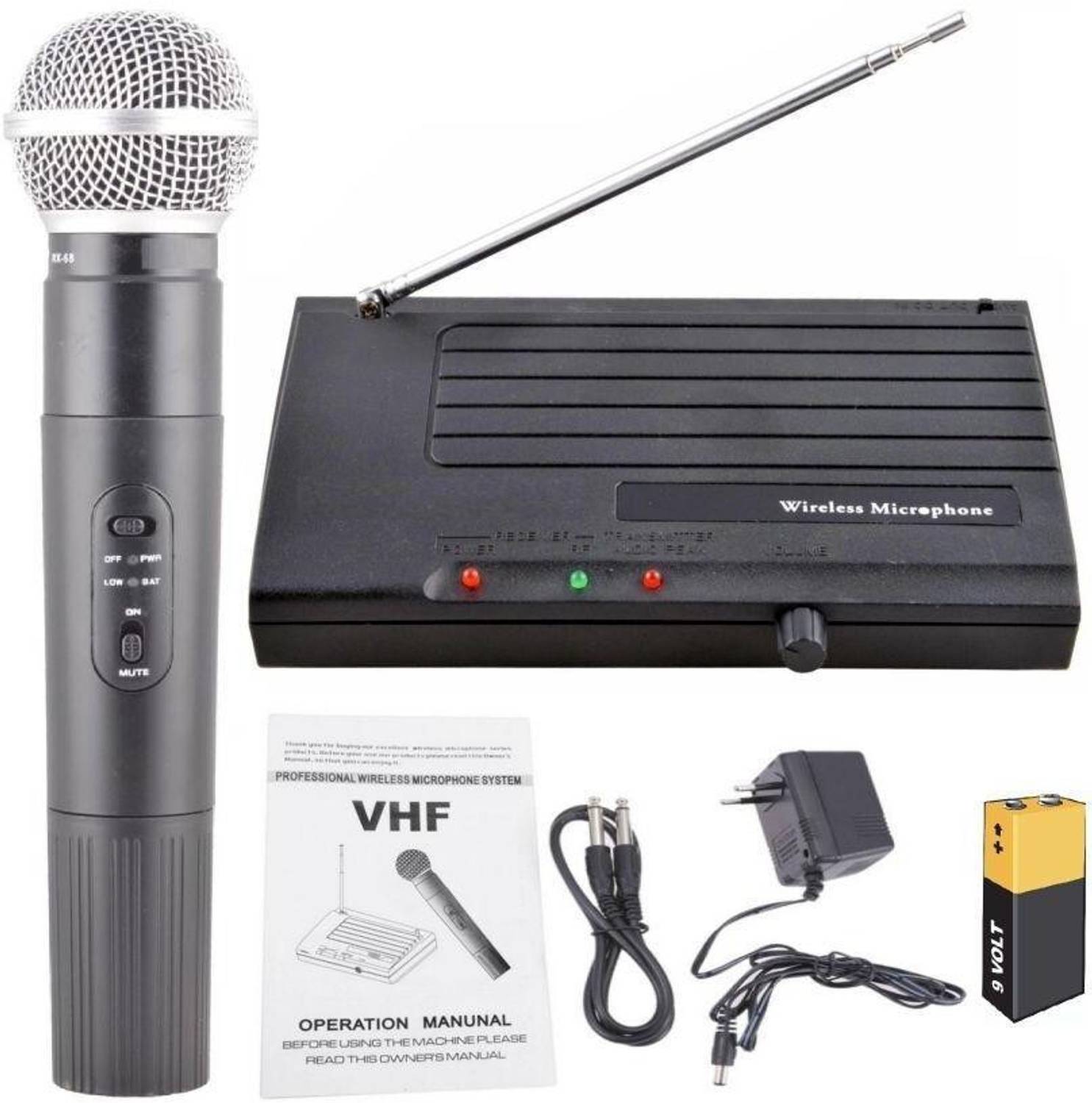 GoodsBazaar Rider RX-68 VHF Wireless / Cordless Microphone Mike