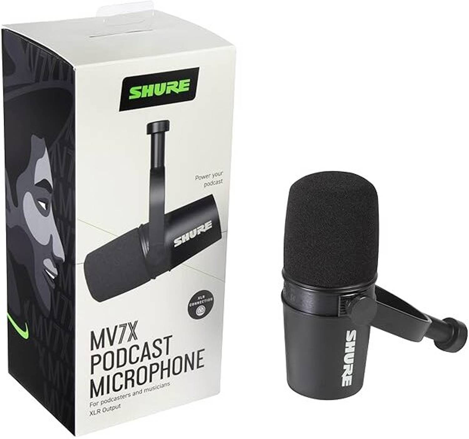 Shure MV7X + Tascam US1×2HR + XLRケーブルセット Shure MV7X XLR Podcast Microphone Microphone - Shure : Flipkart.com