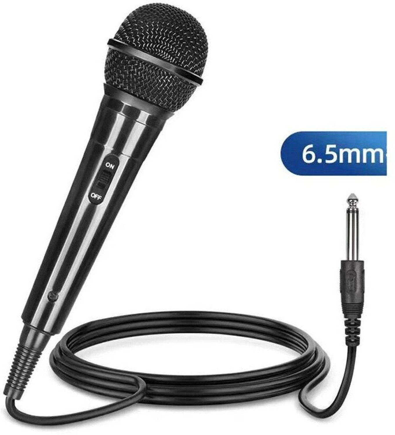 Image of Hybite HY-56 Dynamic Karaoke Wired Mike For Solo Vocals & Karaoke Singing, Speech Etc Microphone