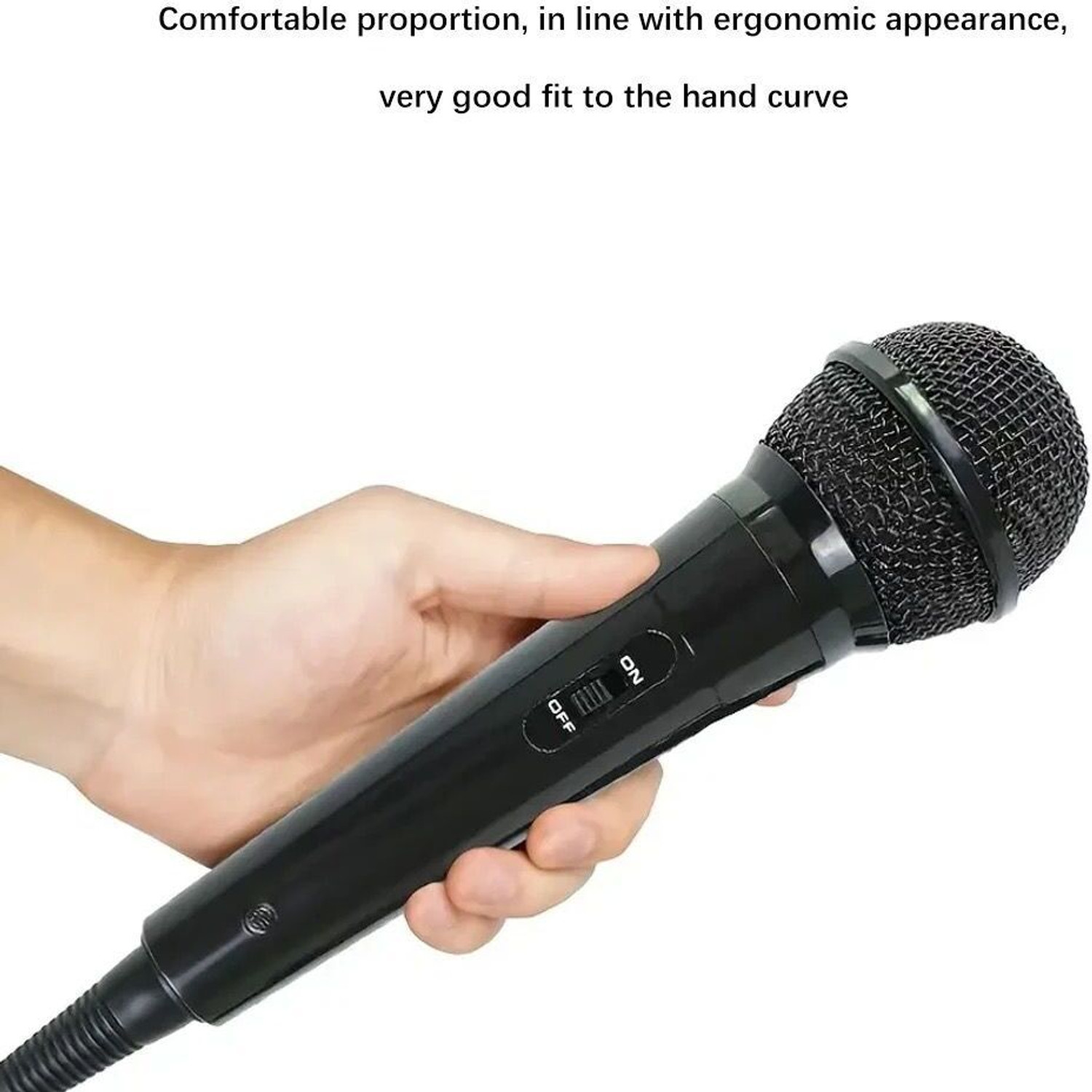 Image of Hybite HY-56 Dynamic Karaoke Wired Mike For Solo Vocals & Karaoke Singing, Speech Etc Microphone