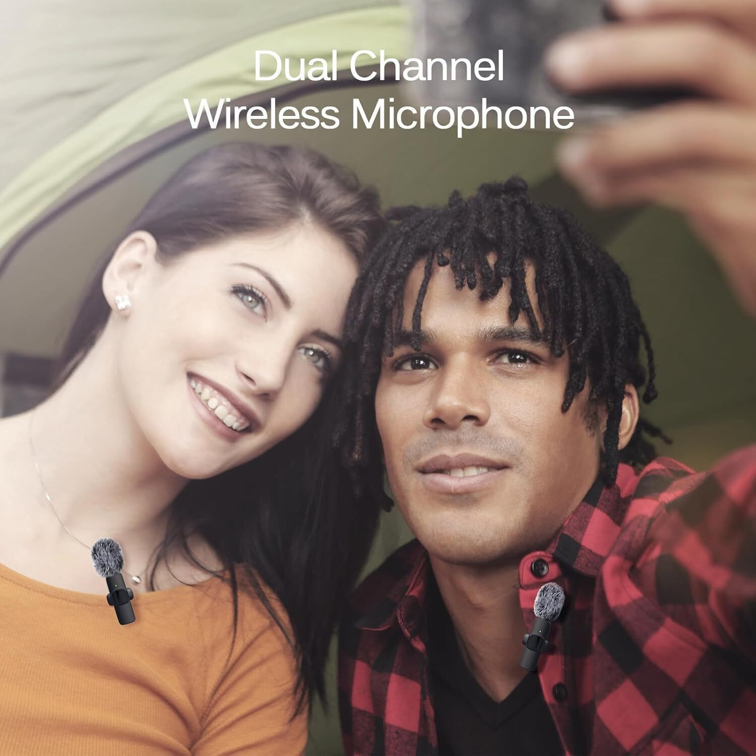 Image of Gentle e kart K9 Wireless Microphone with Noise Cancellation for Professional Recording Microphone