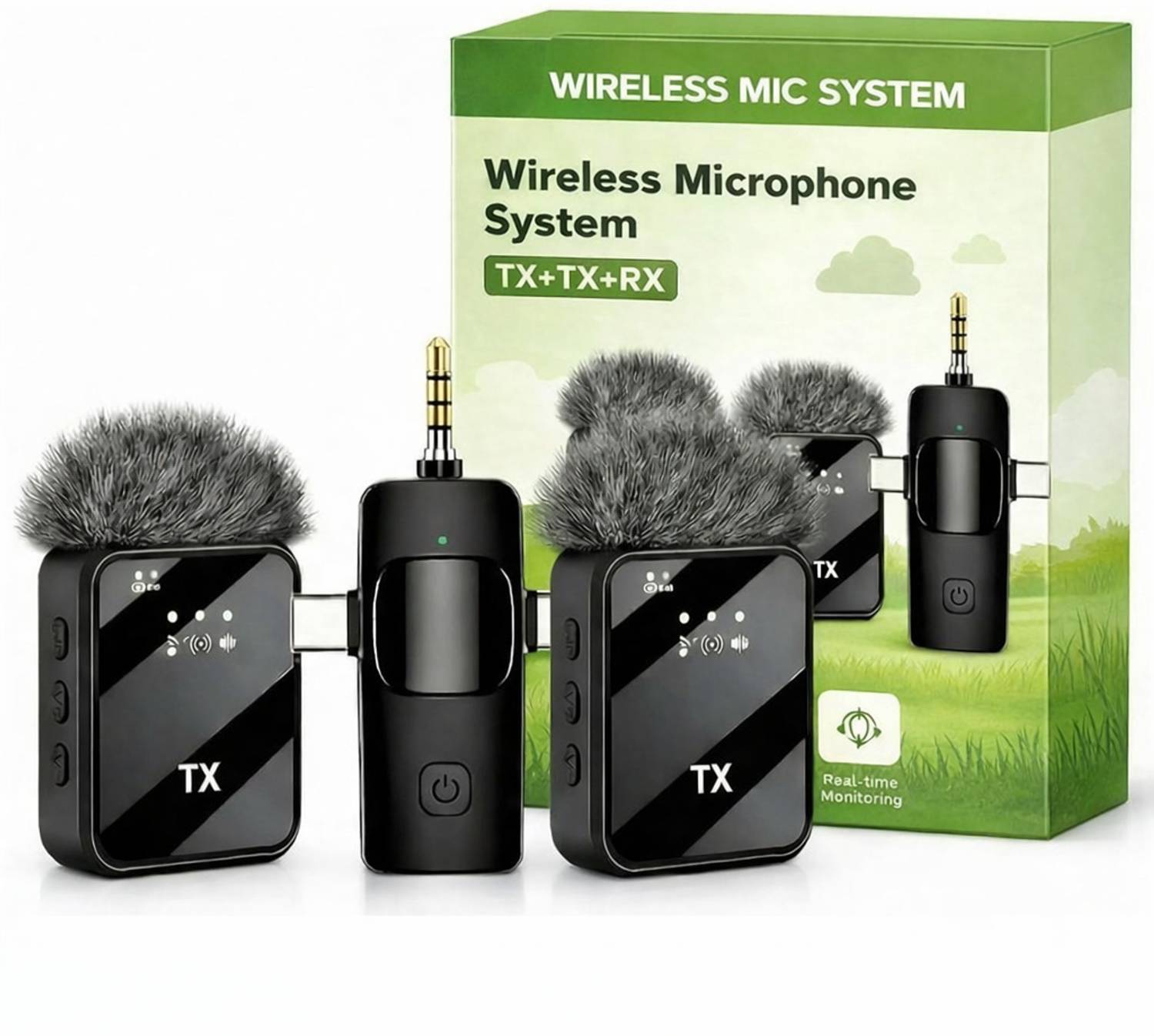 NextFusion Wireless Clip On Noise Cancelling Mic - Image 1