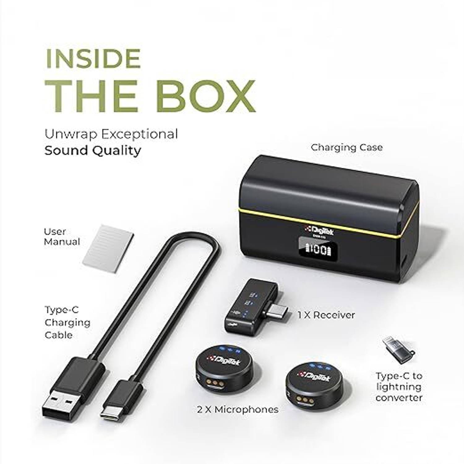DIGITEK DWM 115 2-in-1 Wireless Microphone - Image 5