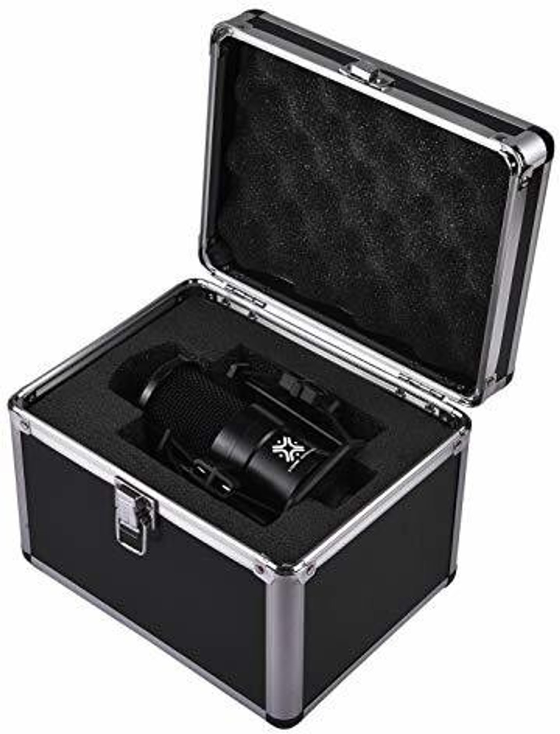Image of Xtreme Acoustics KAD-XA-C-01-BK BK Unidirectional, Condenser Microphone for Recording /Podcasting /Live Streaming Comes with XLR Cable and an Attractive Flight Case Microphone